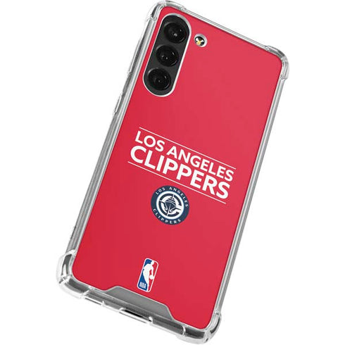 NBA Los Angeles Clippers Standard Red Galaxy S23 FE Clear Case
